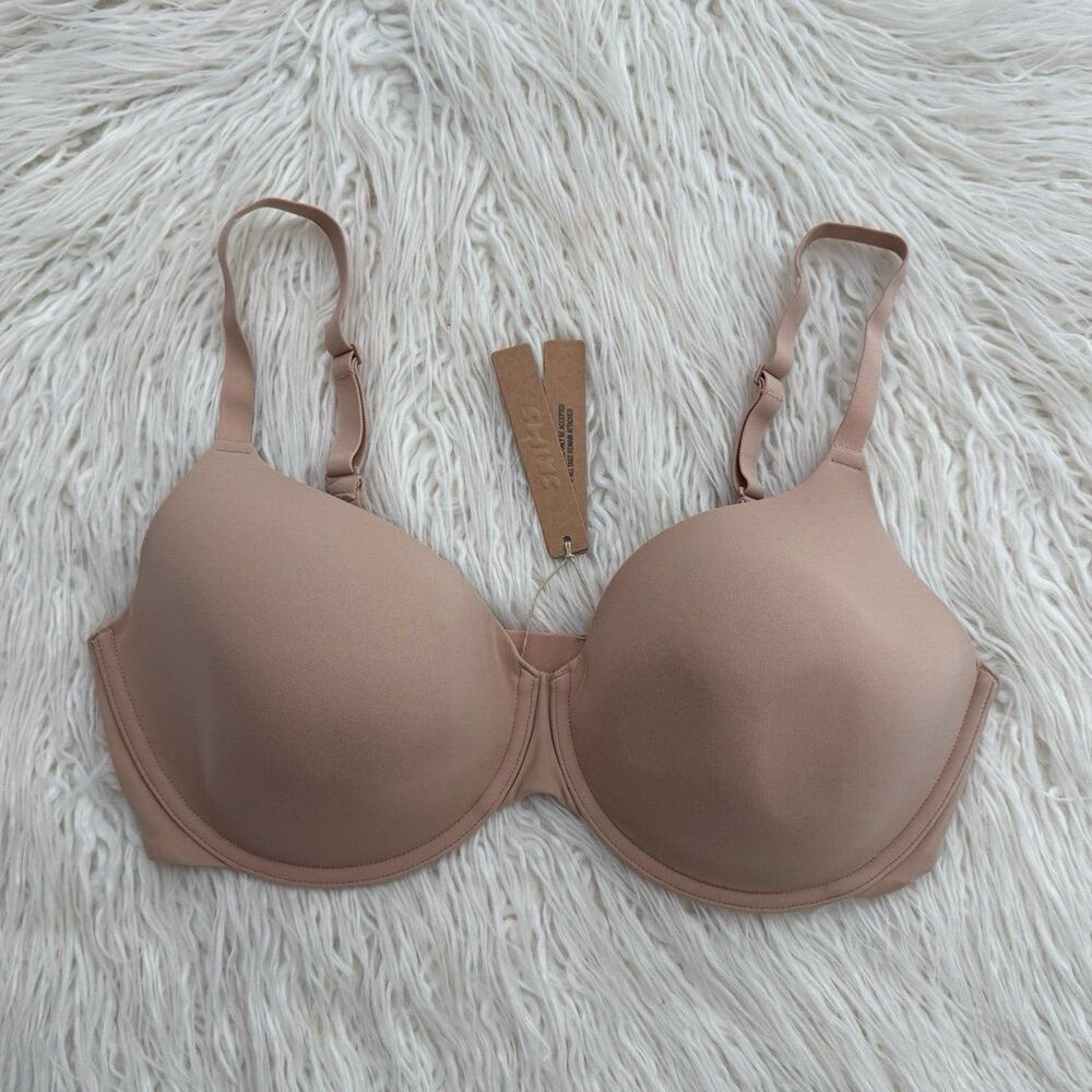 Skims Fits Everybody T-shirt Bra Clay Size 38D